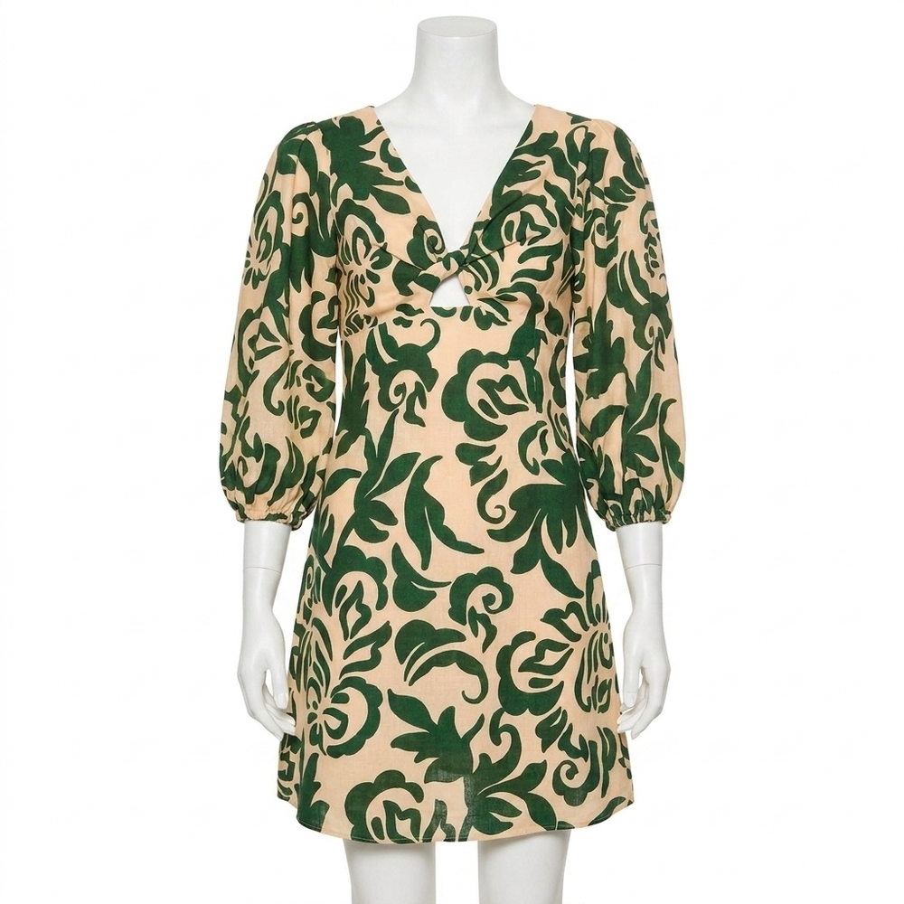 NEW MISA LOS ANGELES women's willa dress in tonal cactus